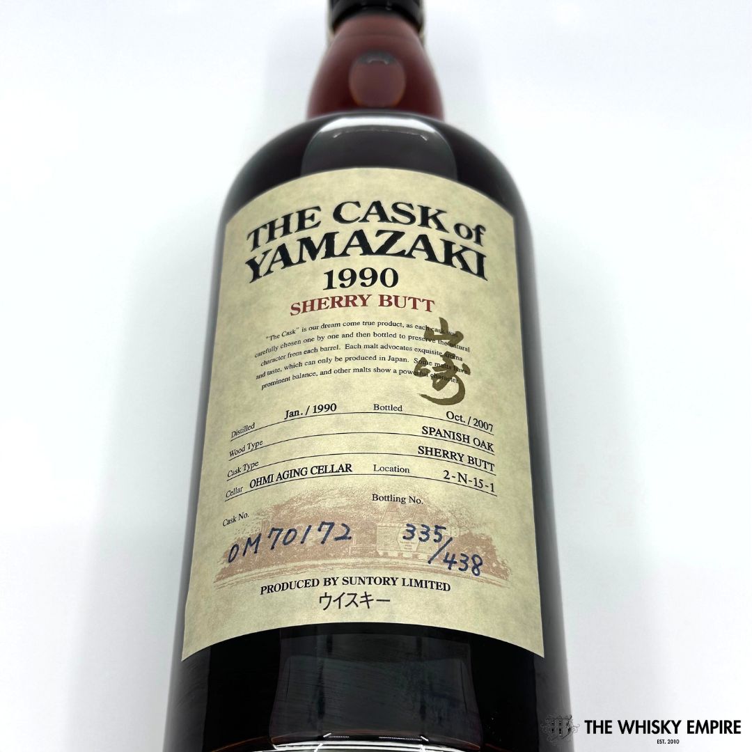 The Cask of Yamazaki 1990 Sherry Butt OM70172 17 yo Cask Strength Single Malt Whisky, Japan