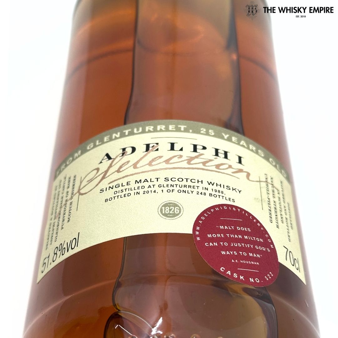 Adelphi Selection Glenturret 1988 25 yo Cask Strength Single Malt Scotch Whisky