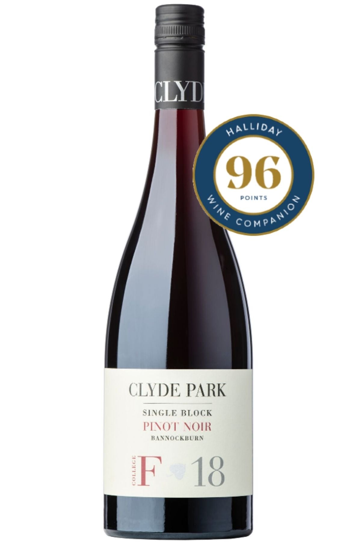 Clyde Park Single Block F College Pinot Noir 2018