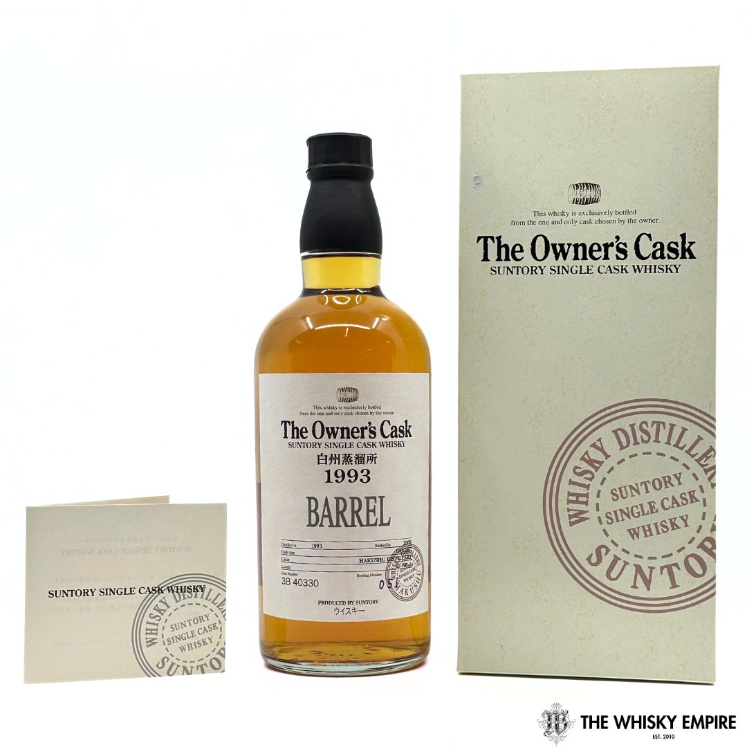 Hakushu Owners Cask Barrel 3B40330 1993 16yo Cask Strength Single Malt Whisky, Japan
