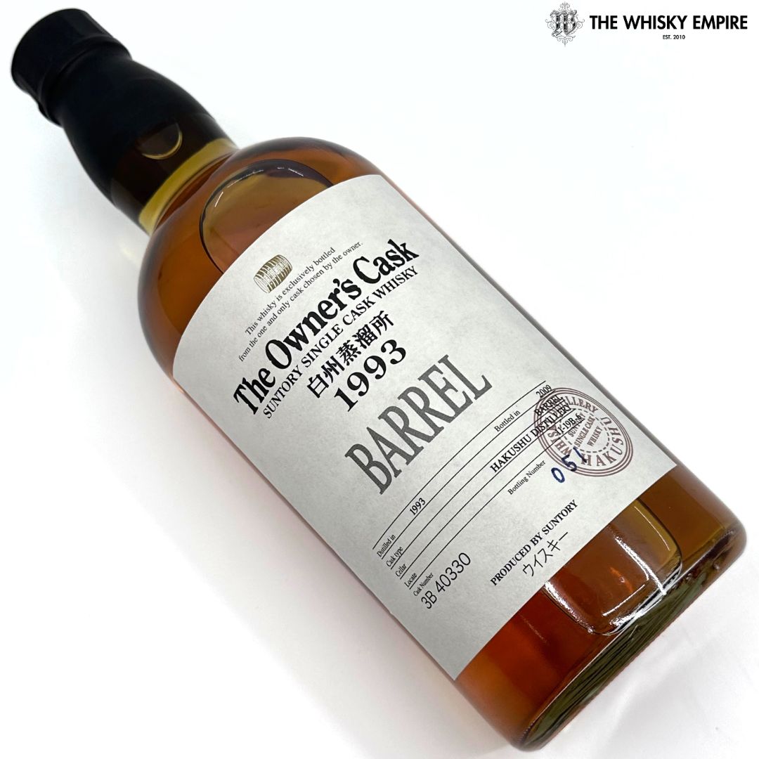 Hakushu Owners Cask Barrel 3B40330 1993 16yo Cask Strength Single Malt Whisky, Japan