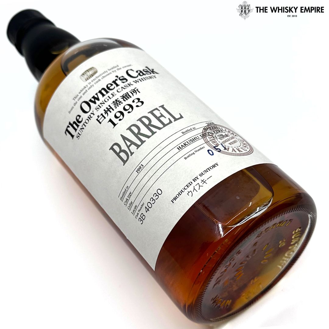 Hakushu Owners Cask Barrel 3B40330 1993 16yo Cask Strength Single Malt Whisky, Japan