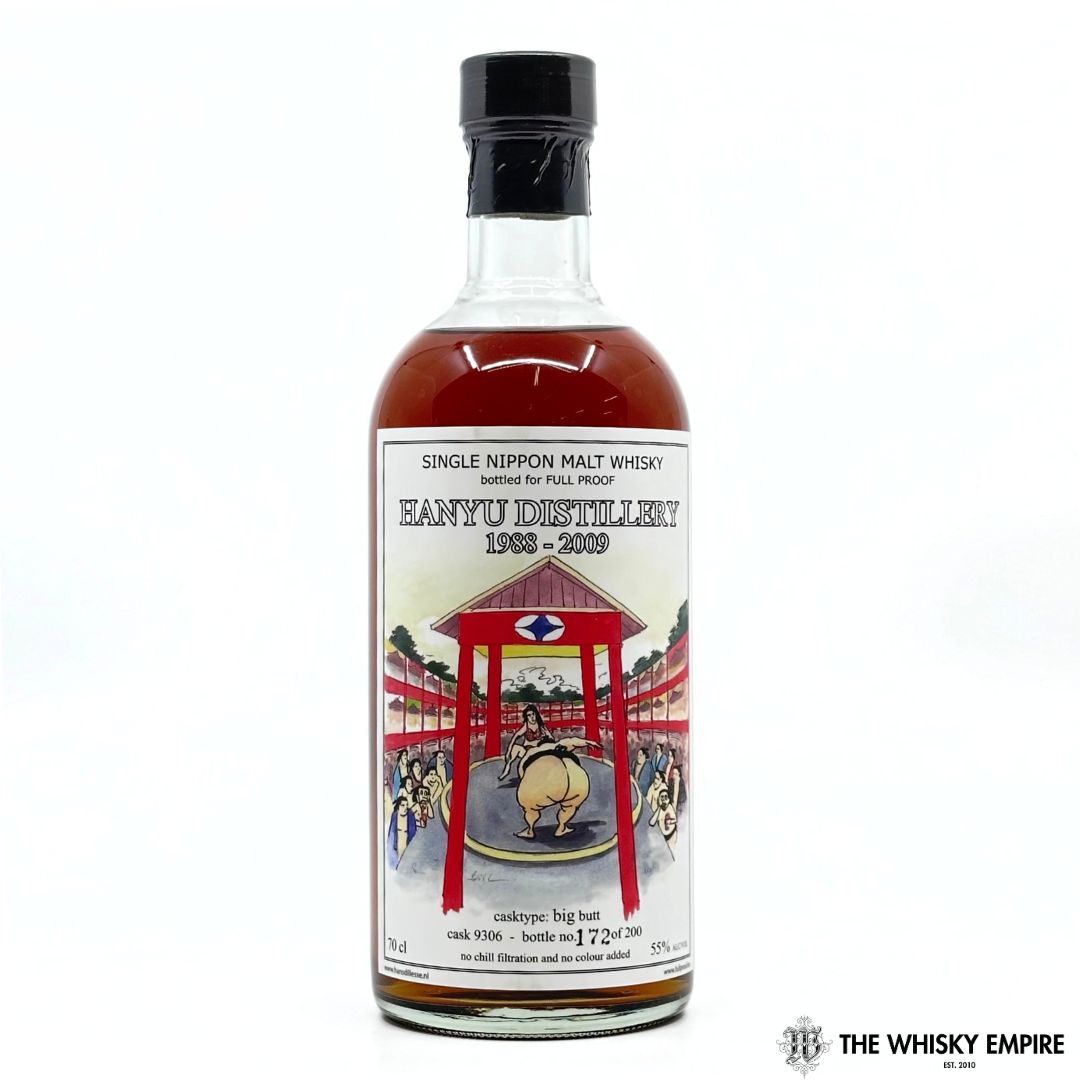 Hanyu Full Proof Big Butt Cask 9306 Cask Strength Single Malt Whisky, Japan
