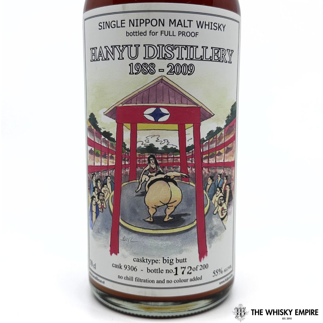 Hanyu Full Proof Big Butt Cask 9306 Cask Strength Single Malt Whisky, Japan