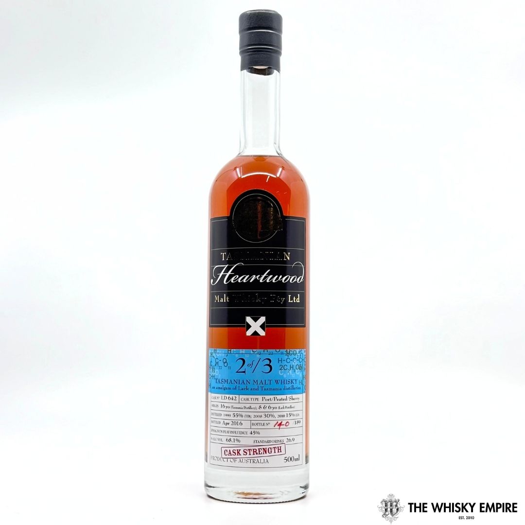 Heartwood 2 of 3 Cask Strength Vatted Malt Whisky, Tasmania, Australia