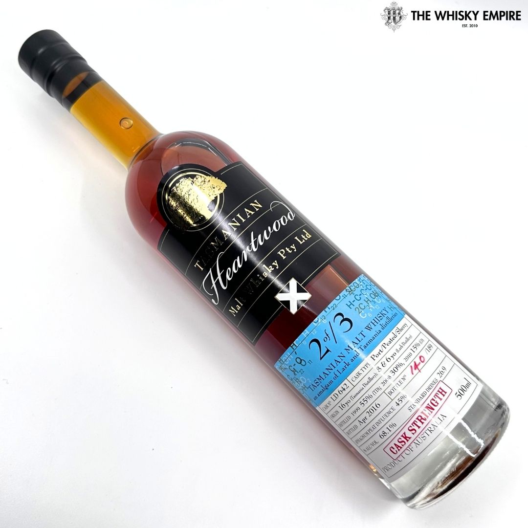 Heartwood 2 of 3 Cask Strength Vatted Malt Whisky, Tasmania, Australia