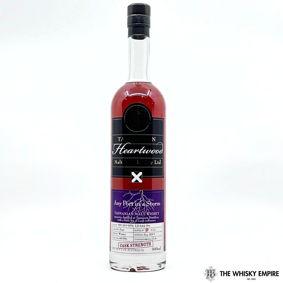 Heartwood Any Port in a Storm Winter Edition Cask Strength Single Malt Whisky, Tasmania, Australia