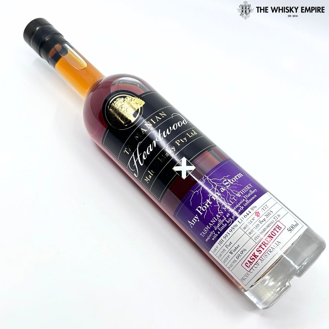 Heartwood Any Port in a Storm Winter Edition Cask Strength Single Malt Whisky, Tasmania, Australia