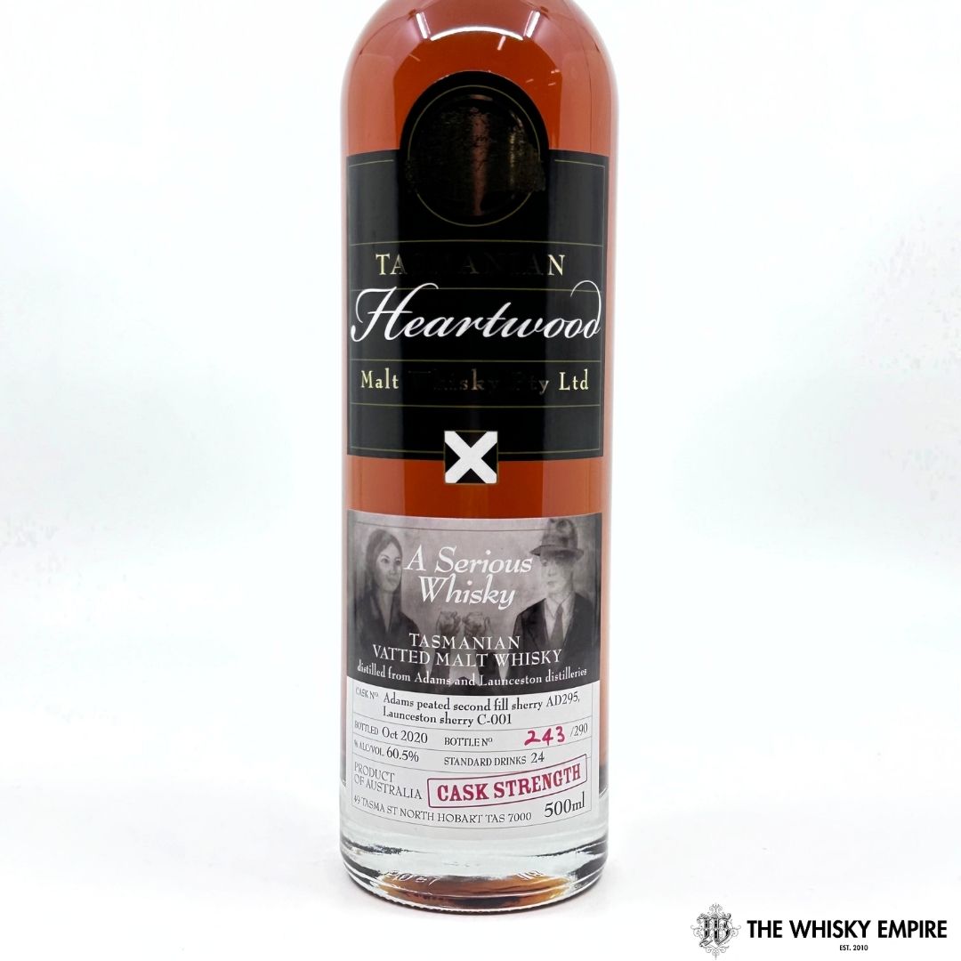 Heartwood A Serious Whisky Cask Strength Vatted Malt Whisky, Tasmania, Australia