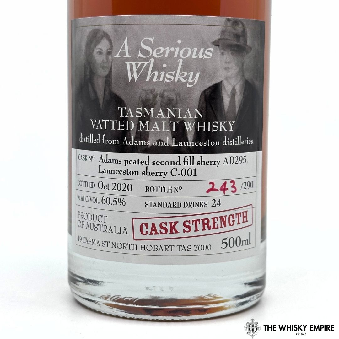 Heartwood A Serious Whisky Cask Strength Vatted Malt Whisky, Tasmania, Australia