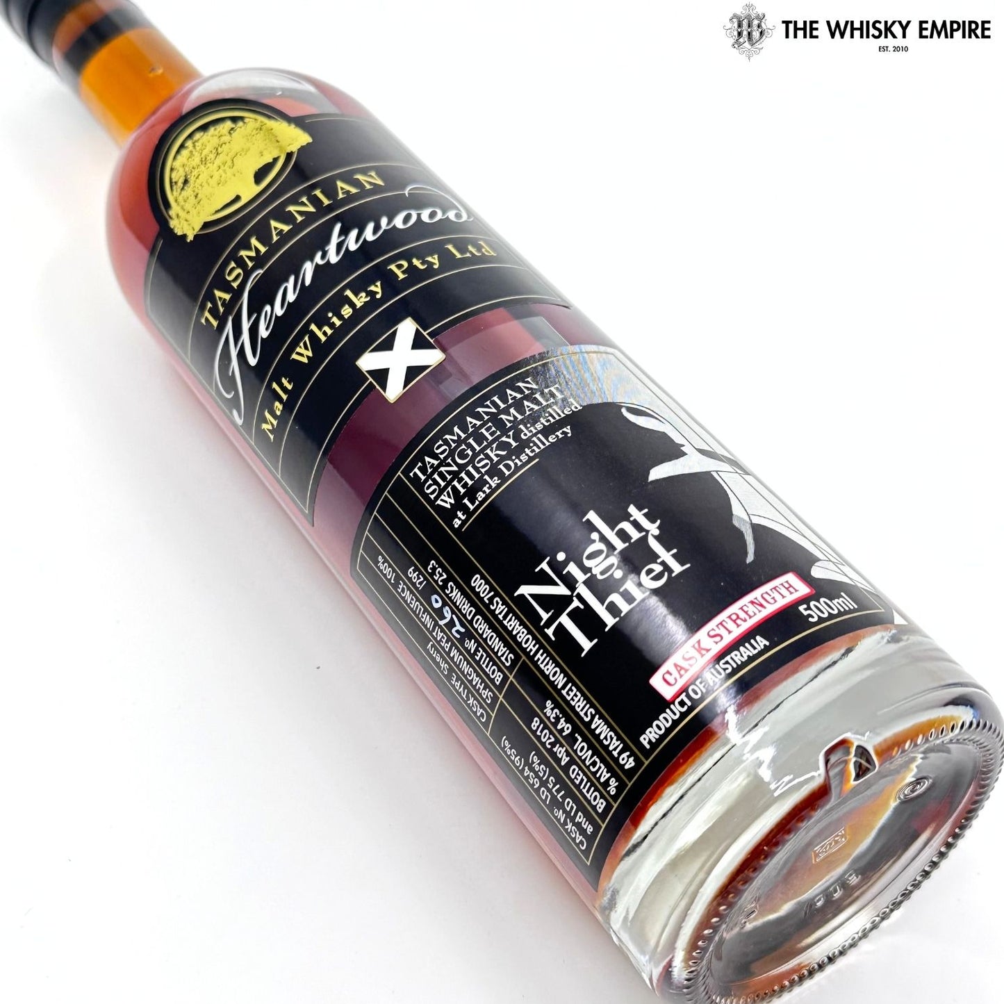 Heartwood Night Thief Cask Strength Single Malt Whisky, Tasmania, Australia