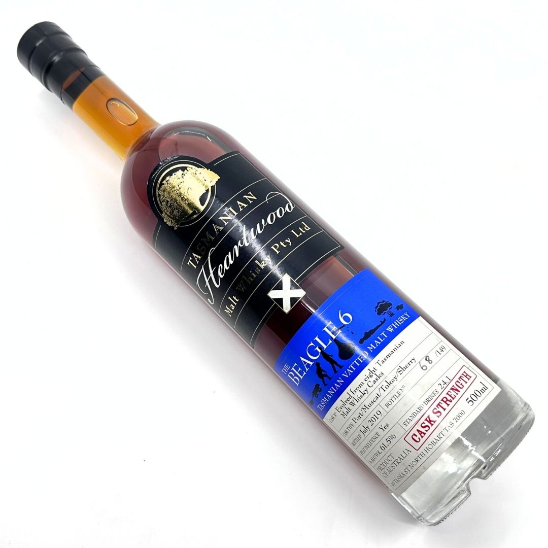 Heartwood The Beagle 6 Cask Strength Vatted Malt Whisky, Tasmania, Australia