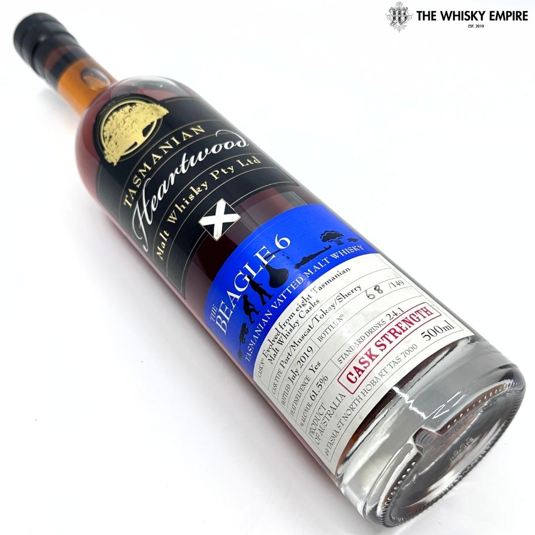 Heartwood The Beagle 6 Cask Strength Vatted Malt Whisky, Tasmania, Australia