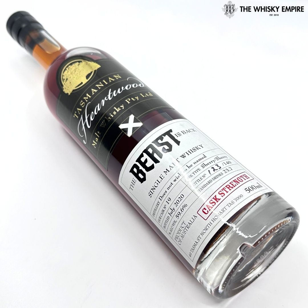 Heartwood The Beast Is Back Cask Strength Single Malt Whisky, Tasmania, Australia