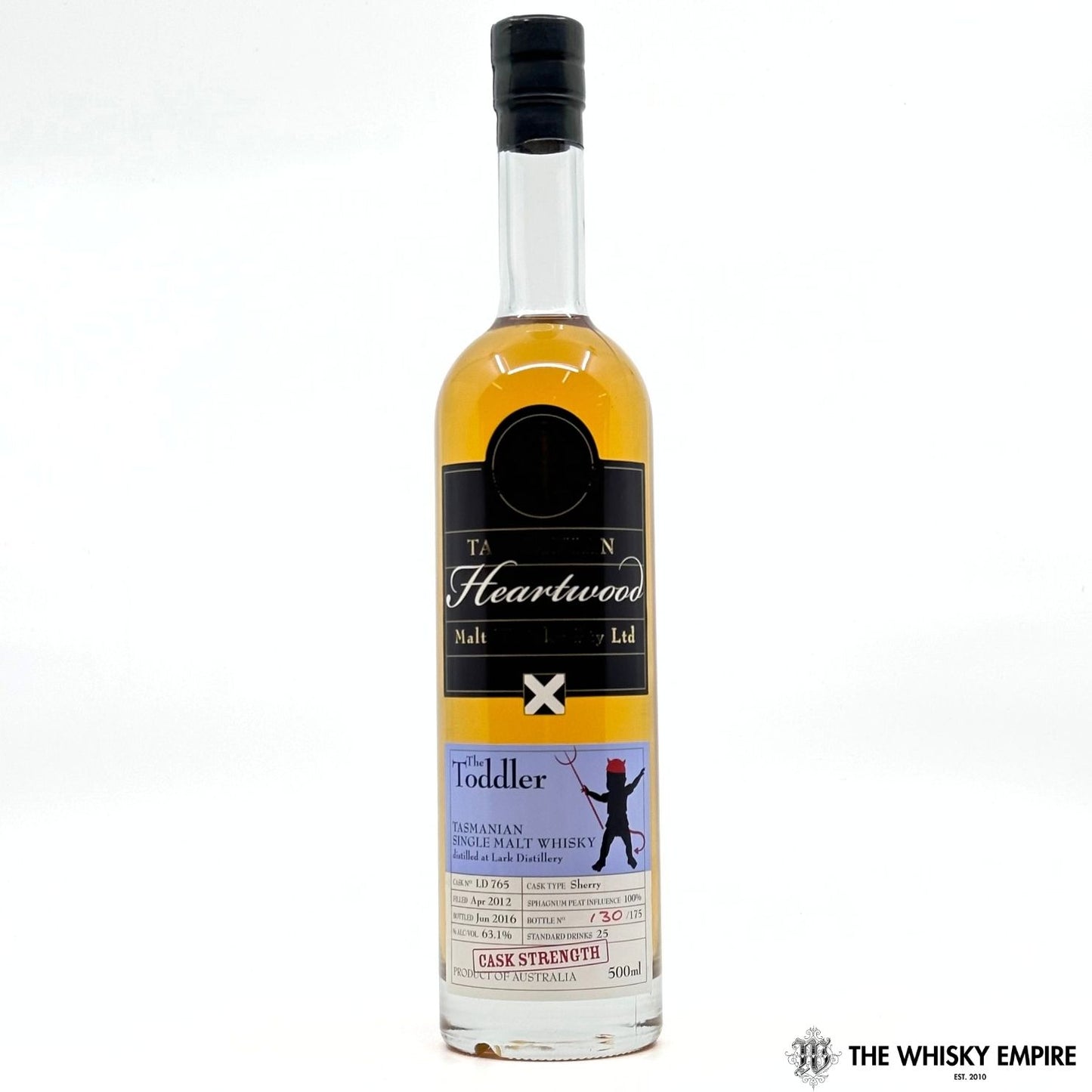 Heartwood The Toddler Sherry Cask Strength Single Malt Whisky, Tasmania, Australia