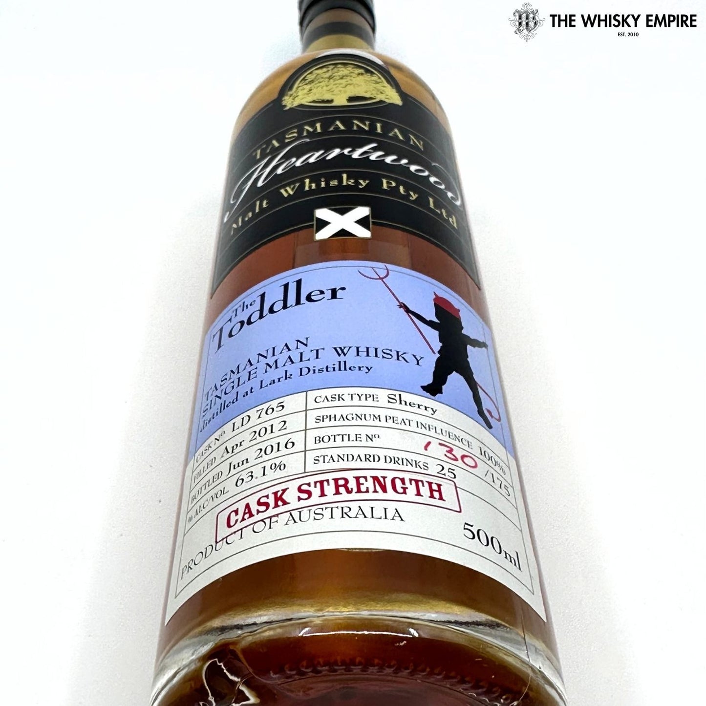 Heartwood The Toddler Sherry Cask Strength Single Malt Whisky, Tasmania, Australia