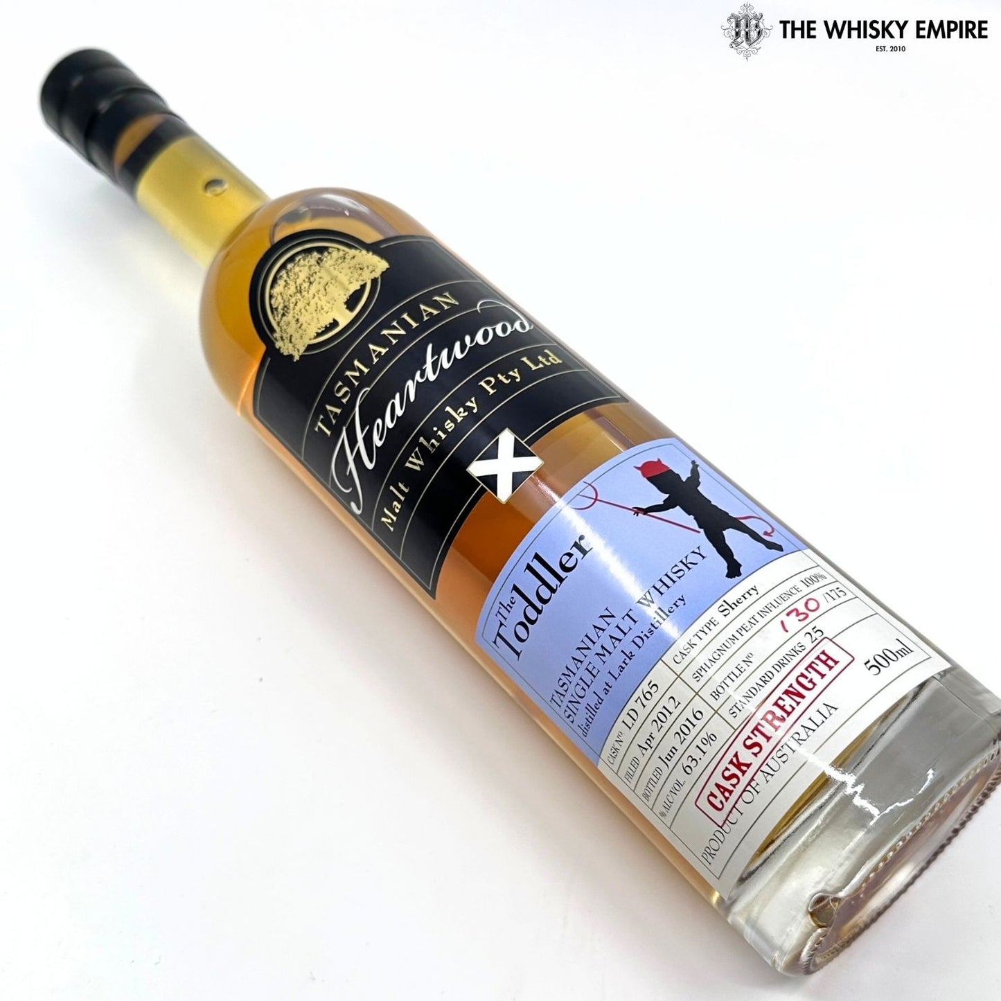 Heartwood The Toddler Sherry Cask Strength Single Malt Whisky, Tasmania, Australia