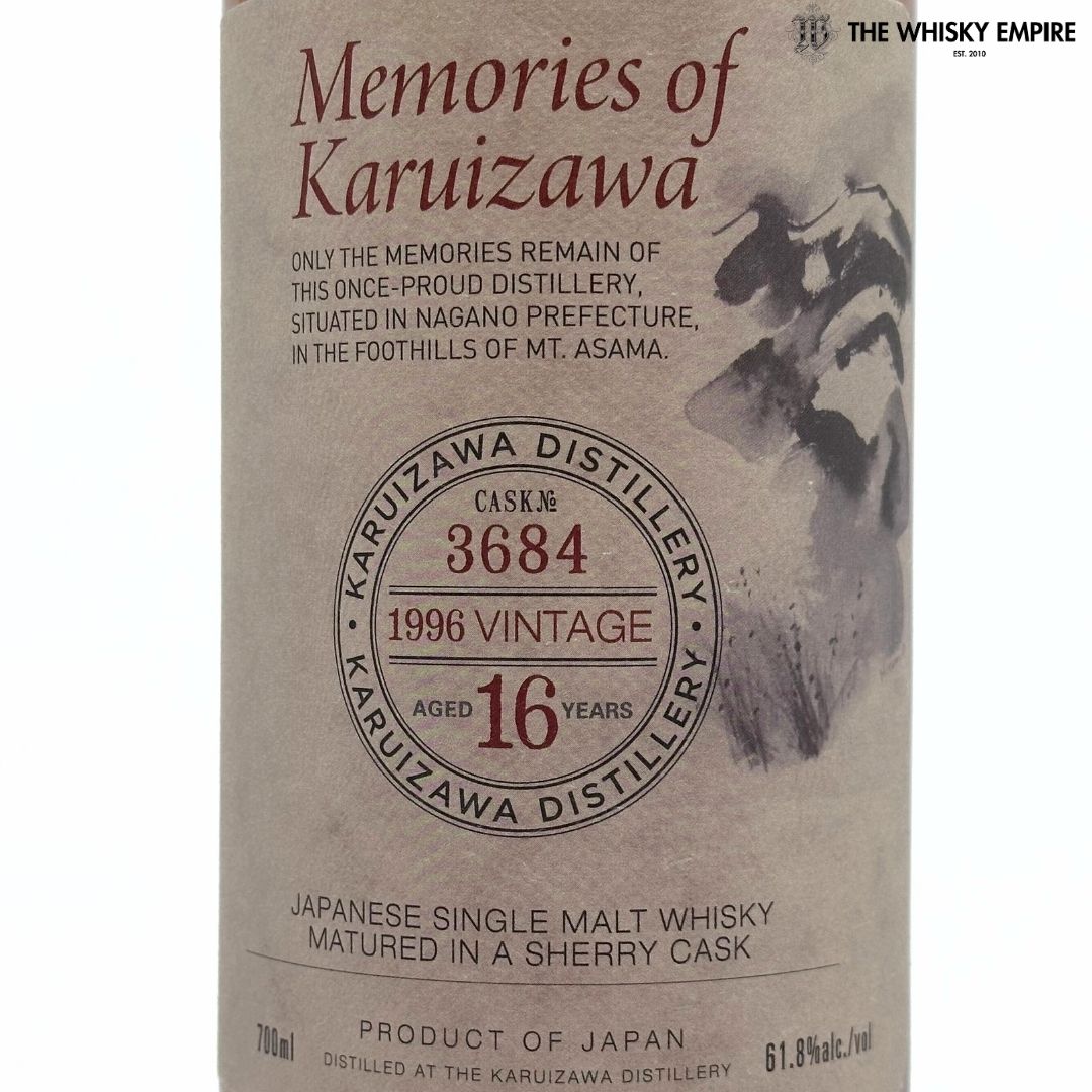 Karuizawa Memories of Karuizawa Sherry Cask 3684 Cask Strength Single Malt Whisky, Japan