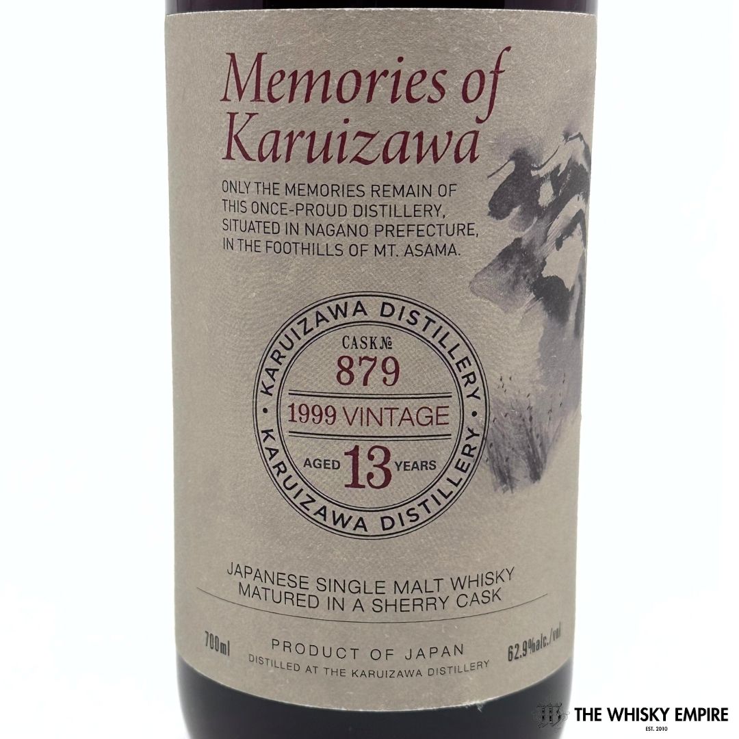 Karuizawa Memories of Karuizawa Sherry Cask 879 Cask Strength Single Malt Whisky, Japan