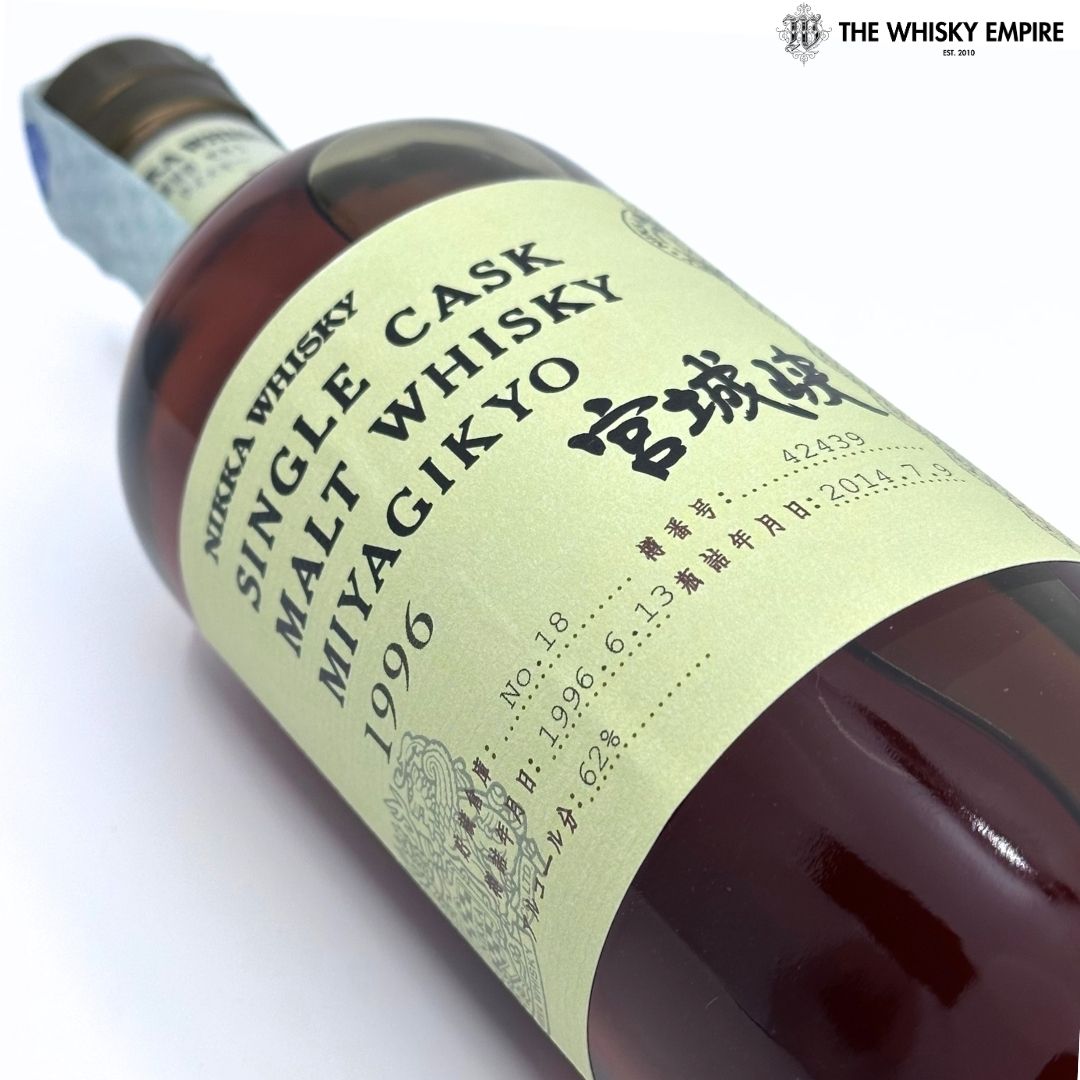 Nikka Miyagikyo Single Cask 42439 1996 18yo Cask Strength Malt Whisky, Japan
