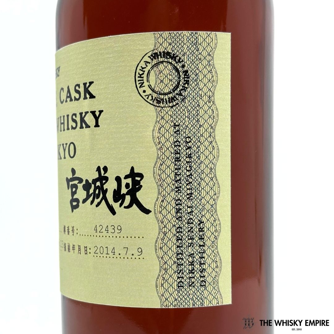 Nikka Miyagikyo Single Cask 42439 1996 18yo Cask Strength Malt Whisky, Japan