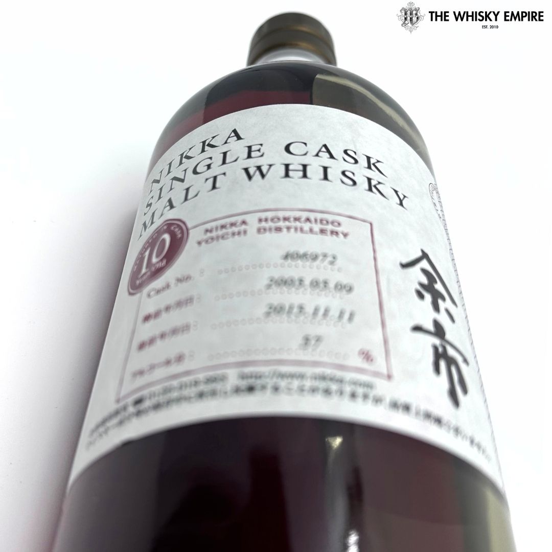 Nikka Yoichi Single Cask 406972 10yo Cask Strength Single Malt Whisky, Japan