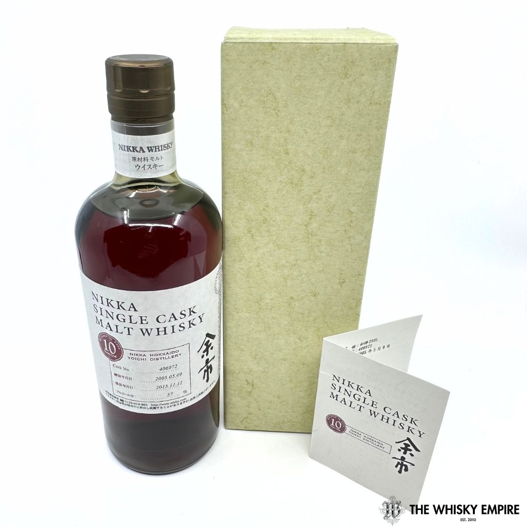 Nikka Yoichi Single Cask 406972 10yo Cask Strength Single Malt Whisky, Japan
