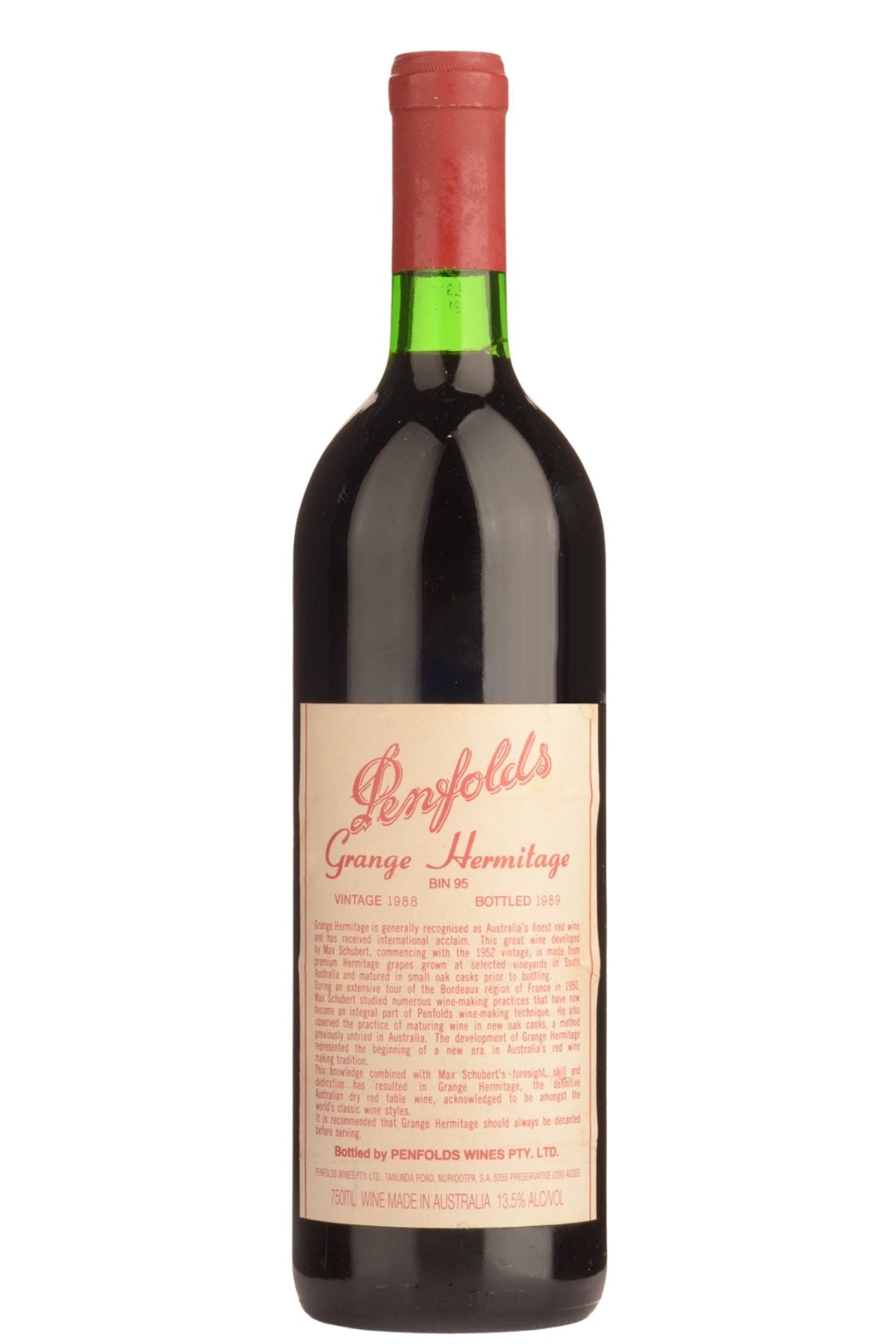 Penfolds Bin 95 Grange 1988