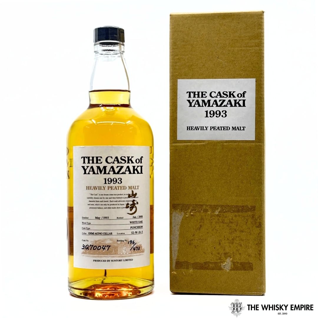 The Cask of Yamazaki Heavily Peated White Oak Cask 3Q70047 1993 15yo Cask Strength Single Malt Whisky, Japan