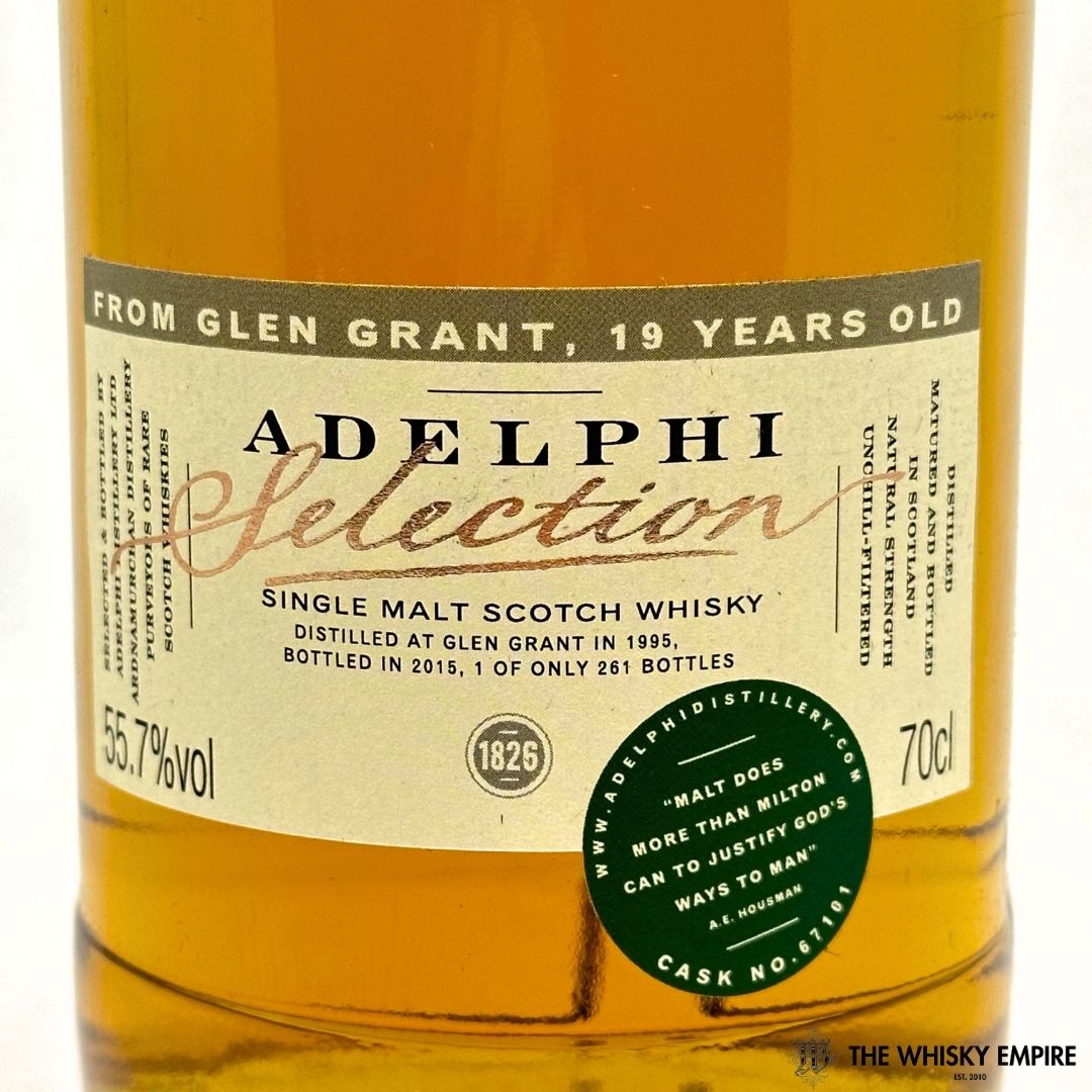 Adelphi Selection Glen Grant 19 yo Cask Strength Single Malt Scotch Whisky