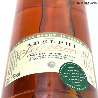 Adelphi Selection Glen Grant 19 yo Cask Strength Single Malt Scotch Whisky