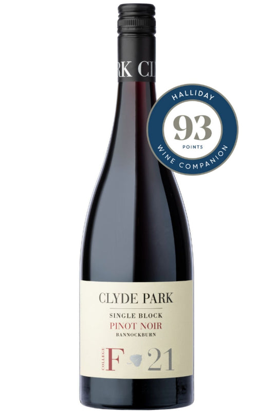 Clyde Park Single Block F College Pinot Noir 2021