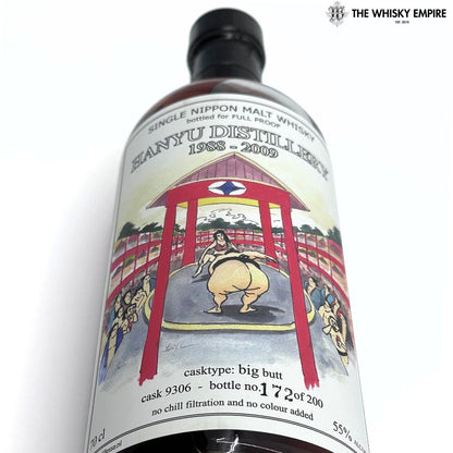 Hanyu Full Proof Big Butt Cask 9306 Cask Strength Single Malt Whisky, Japan