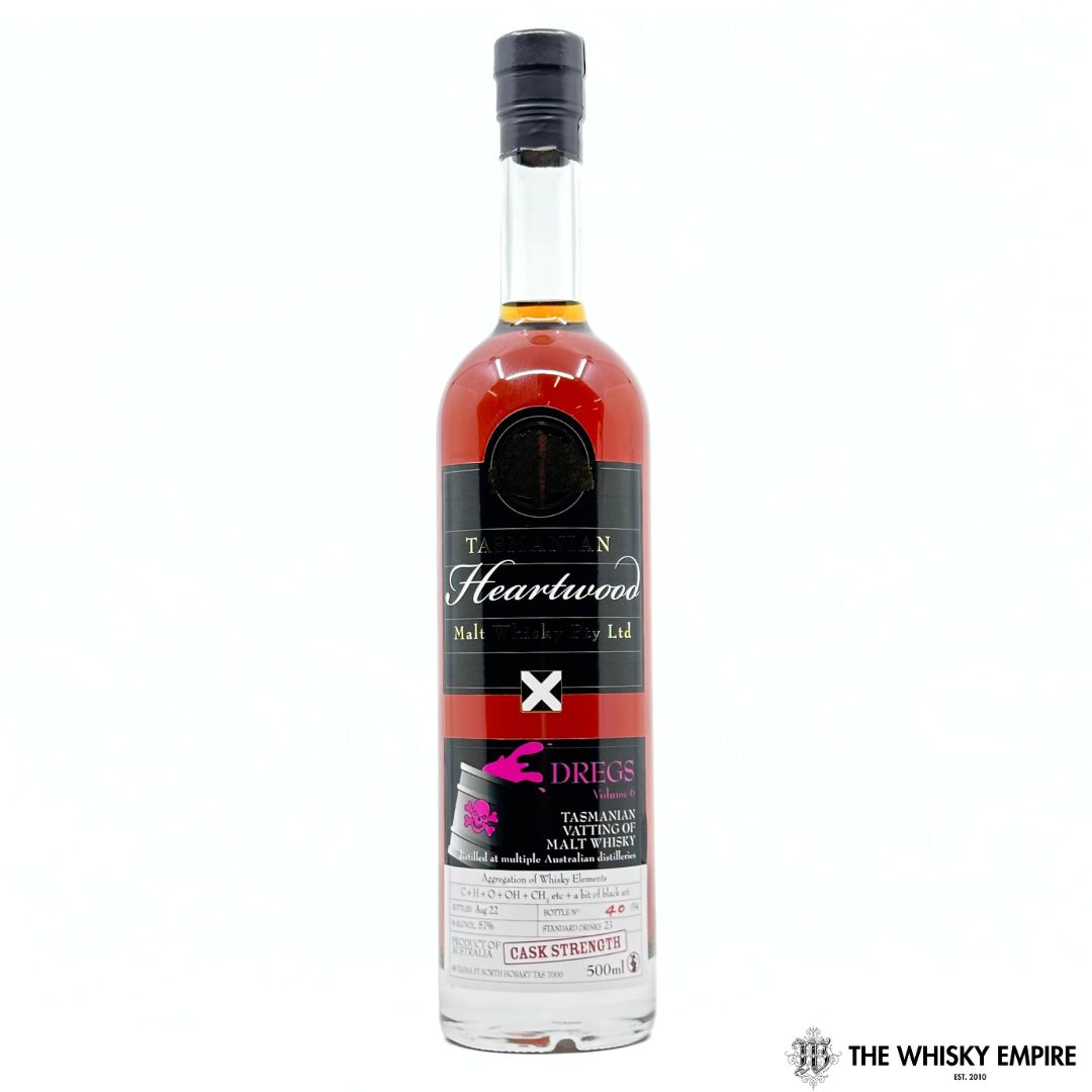 Heartwood Dregs Volume 6 Cask Strength Vatted Malt Whisky, Tasmania, Australia