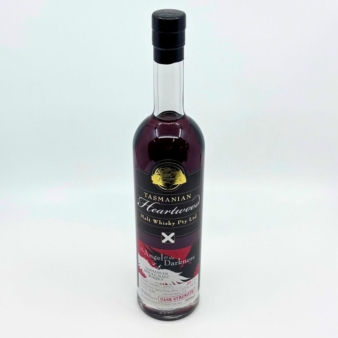 Heartwood The Angel & the Darkness Cask Strength Single Malt Whisky, Tasmania, Australia