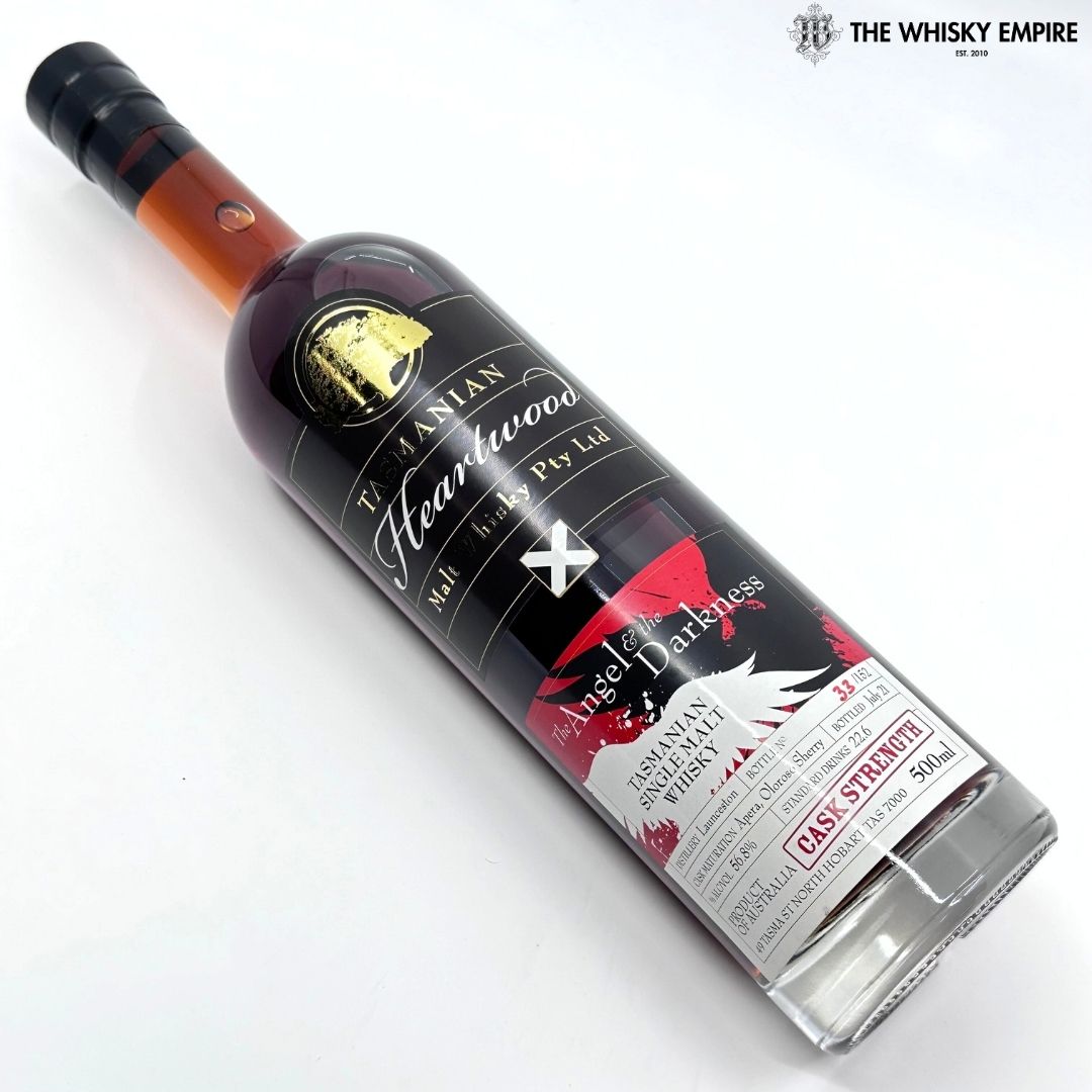 Heartwood The Angel & the Darkness Cask Strength Single Malt Whisky, Tasmania, Australia