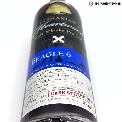 Heartwood The Beagle 6 Cask Strength Vatted Malt Whisky, Tasmania, Australia