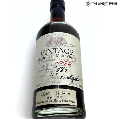 Karuizawa Vintage Sherry Cask 867 1999 11 yo Cask Strength Single Malt Whisky, Japan