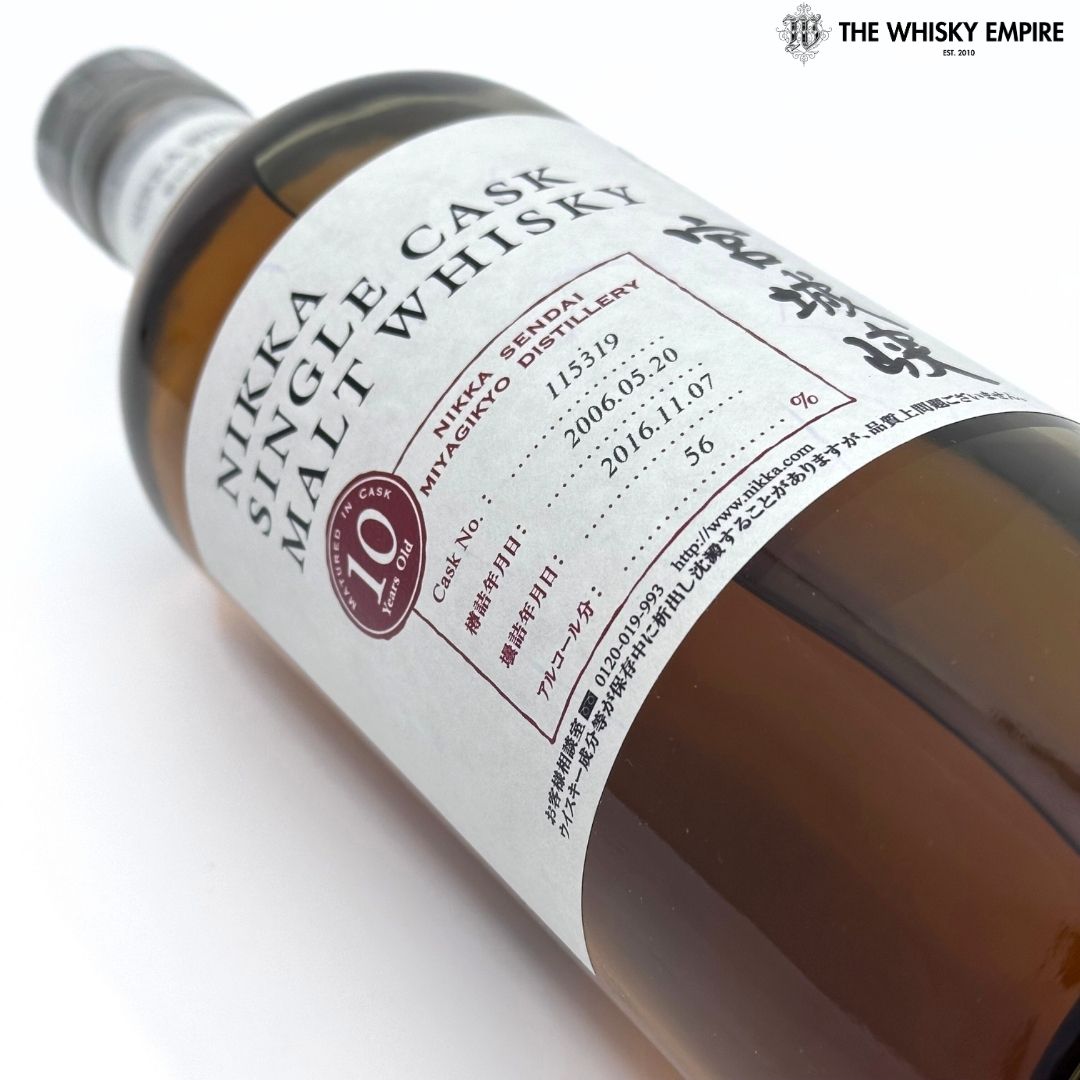 Nikka Miyagikyo Single Cask 115319 2006 10yo Cask Strength Malt Whisky, Japan