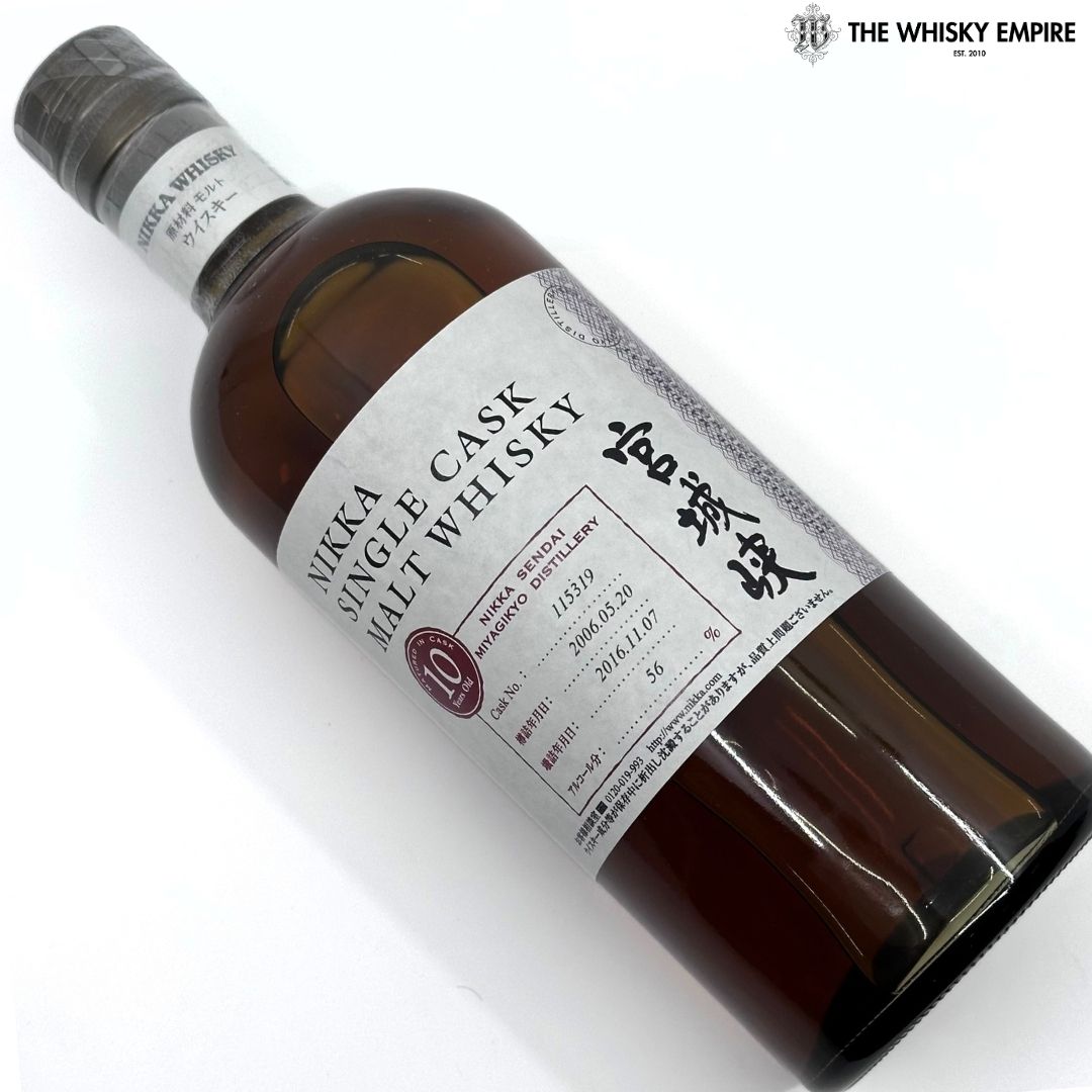 Nikka Miyagikyo Single Cask 115319 2006 10yo Cask Strength Malt Whisky, Japan