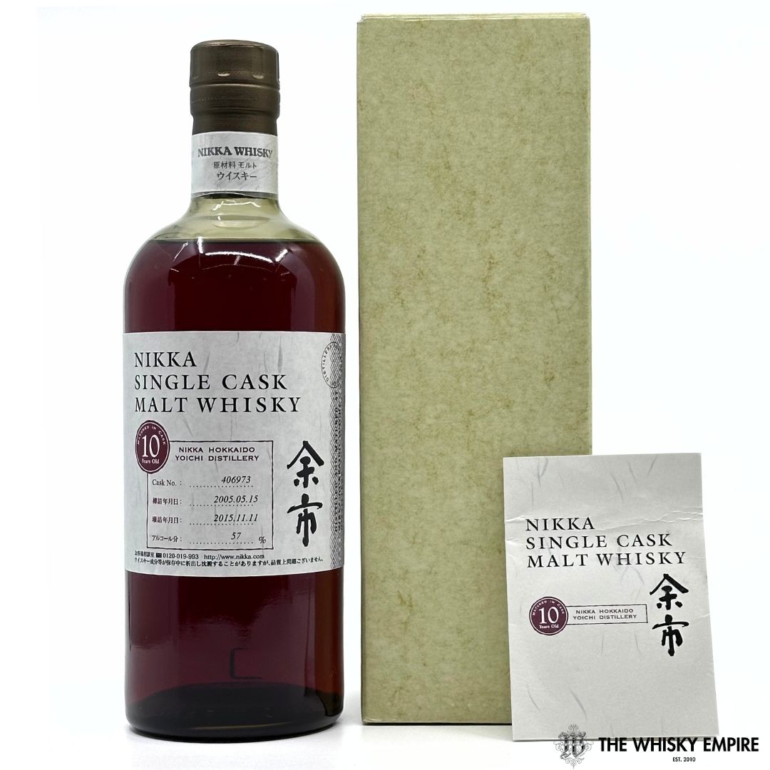 Nikka Yoichi Single Cask 406973 10yo Cask Strength Single Malt Whisky ...
