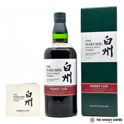 The Hakushu Sherry Cask 2013 Single Malt Whisky, Japan