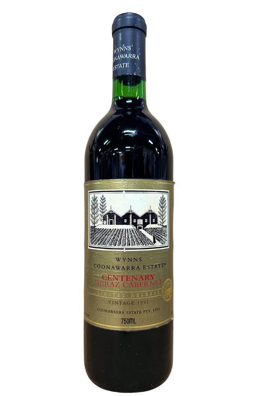 Wynns Centenary Limited Release Centenary Shiraz Cabernet 1991